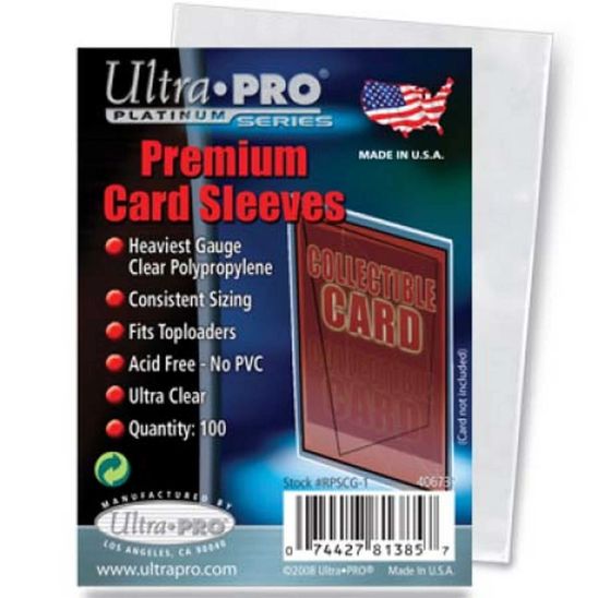UltraPRO Premium Card Sleeves 63x88mm (100pcs)